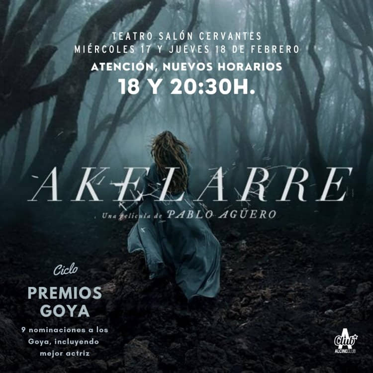 ALCINE Club proyecta "Akelarre", con 9 nominaciones a los Goya