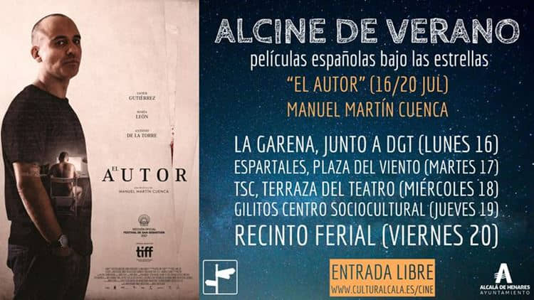 "El autor", de Manuel Martín Cuenca, la película de la semana en ALCINE de verano 