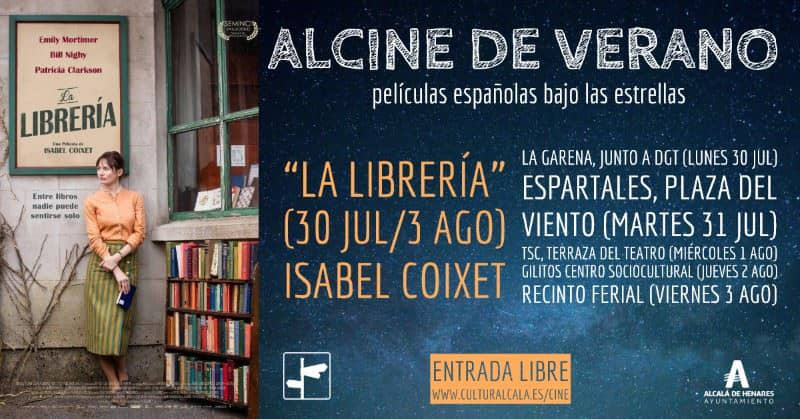 "La librería", Goya a la mejor película, dirección y guion adaptado, en ALCINE de verano
