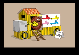 KÖTTBULLARNA OCH LASTBILARNA