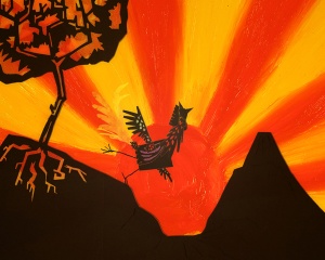 THE ROOSTER, THE CROCODILE AND THE NIGHT SKY