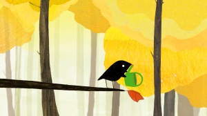 DER KLEINE VOGEL UND DAS EICHHÖRNCHEN