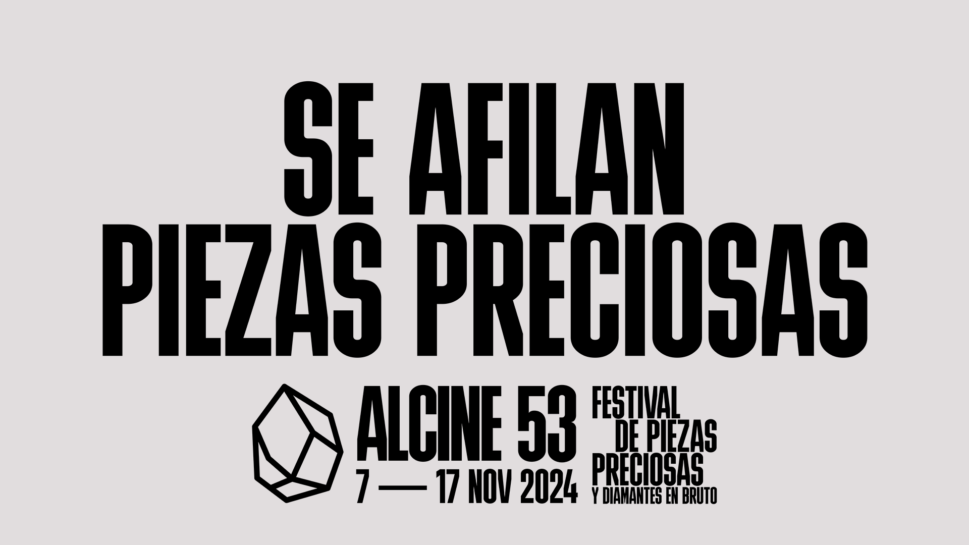 ALCINE COMIENZA A AFILAR LAS PIEZAS PRECIOSAS DE SU EDICIÓN 53