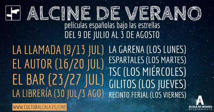 Comienza ALCINE de verano, películas españolas bajo las estrellas para las noches de julio