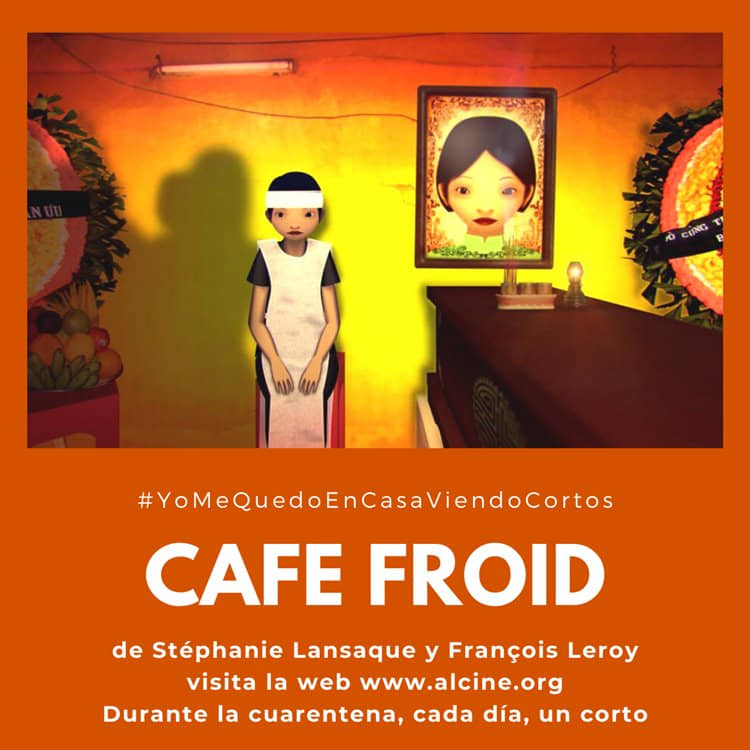  "Cafe Froid", cromatismo y técnica sorprendentes para esta joya de la animación #YoMeQuedoEnCasaViendoCortos 