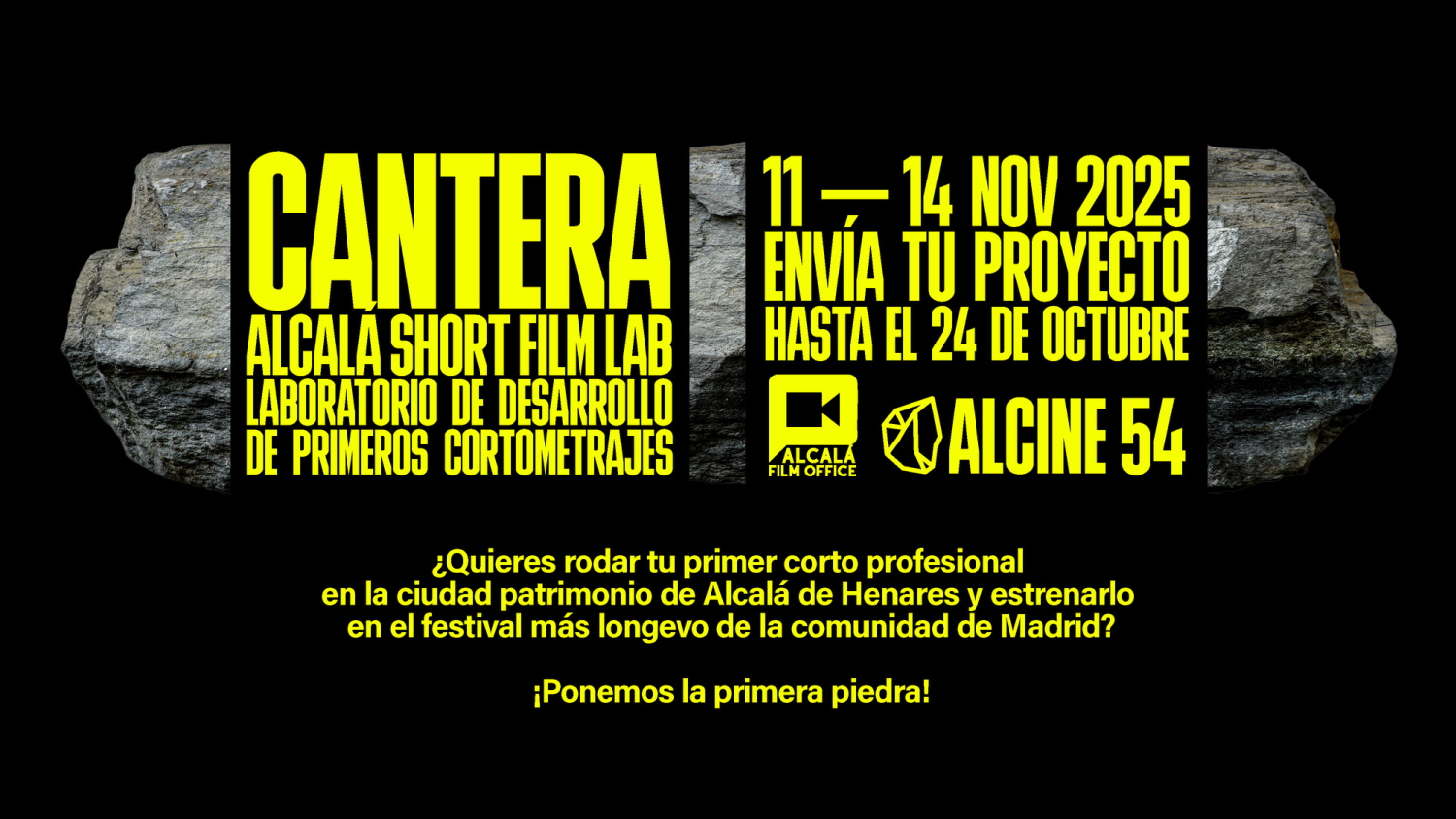 Llega CANTERA, el laboratorio de primeros cortos de la Alcalá Film Office y ALCINE con un premio de más de 20.000 euros