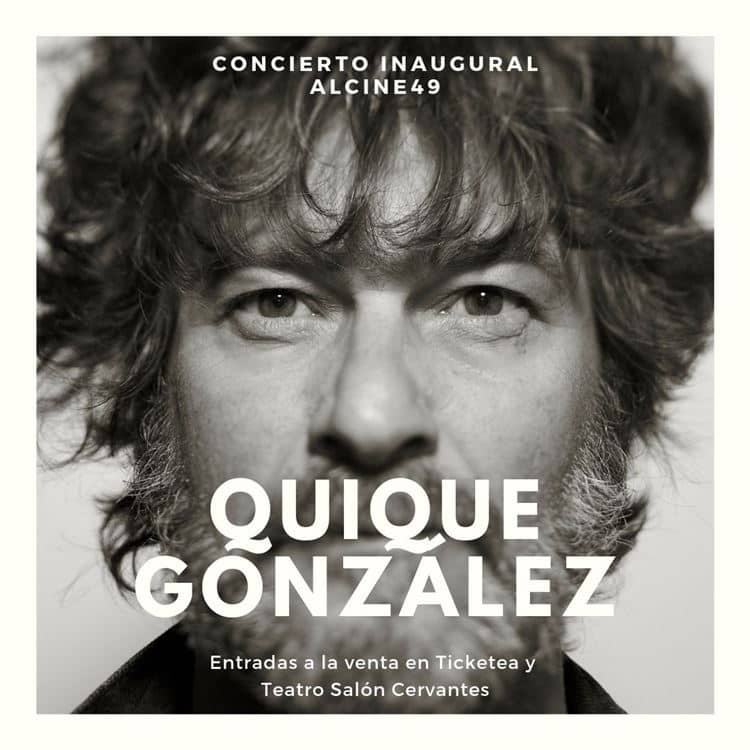 Quique González abrirá la 49 edición de ALCINE