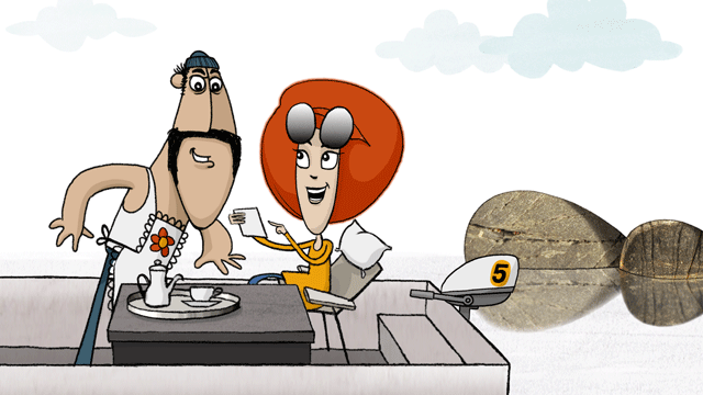 KAPTEINEN, PILOTEN OG SANGERINNEN